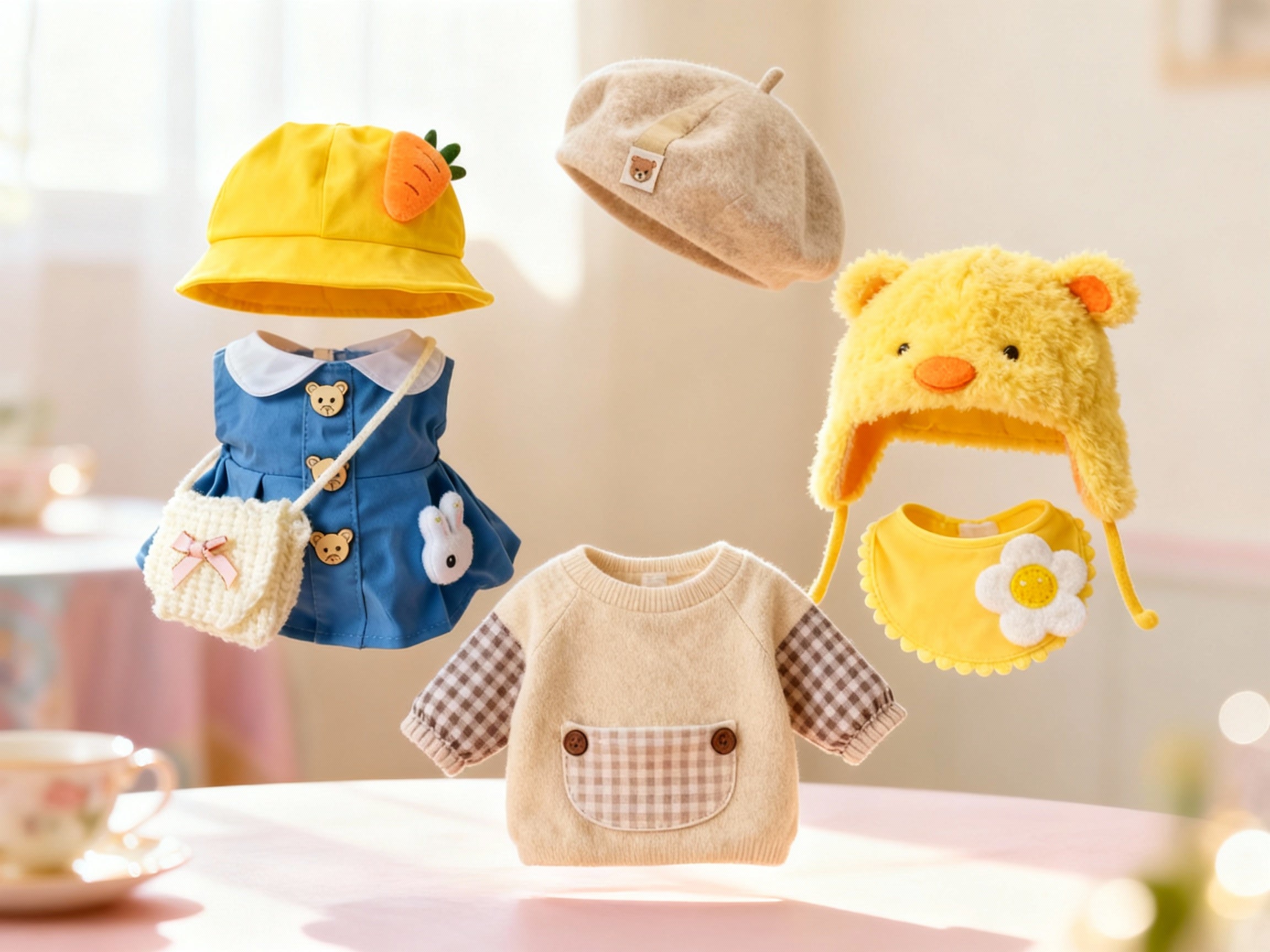 🧸 Kolekcia oblečenia pre plyšového medvedíka