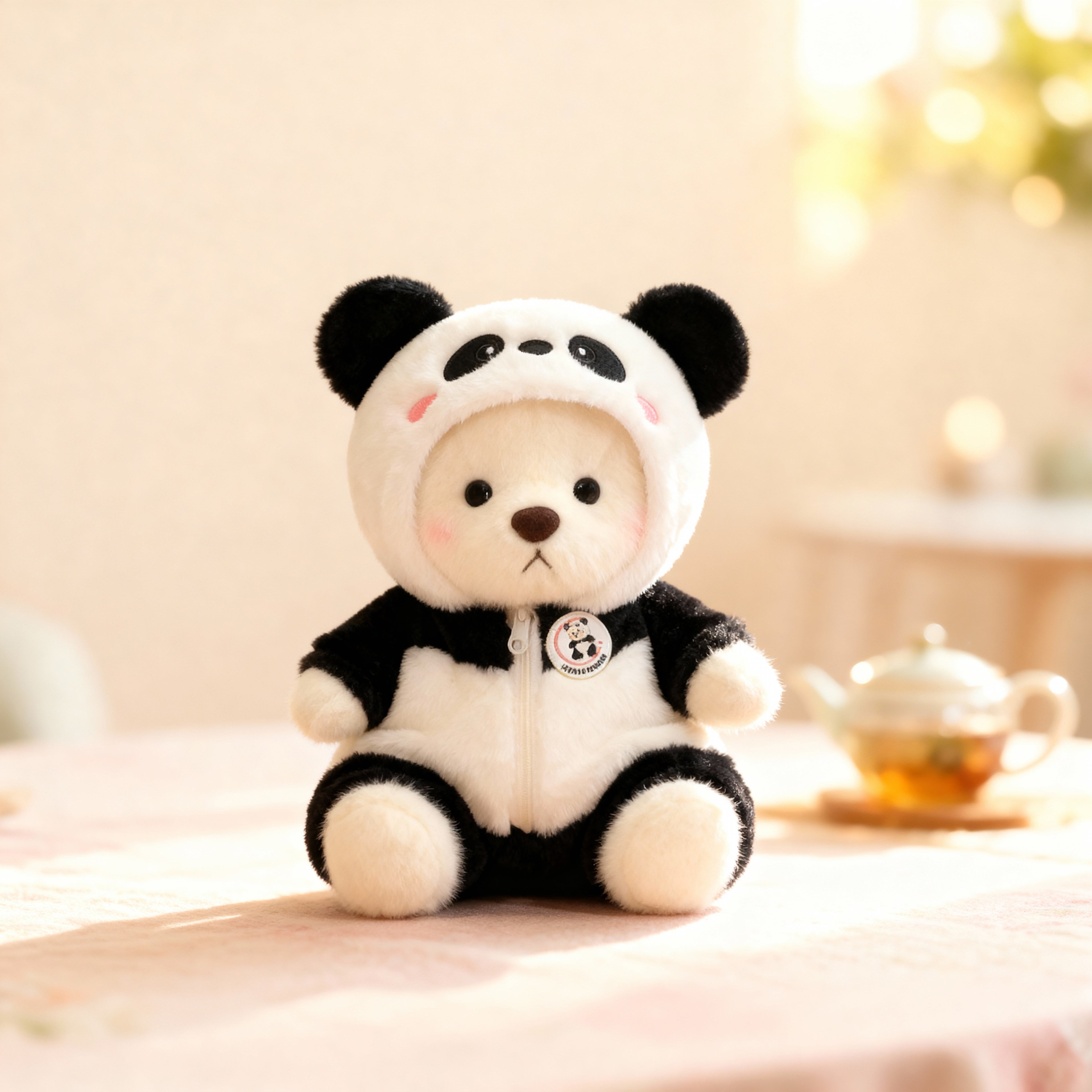 Ručne robený plyšový medvedík - Panda