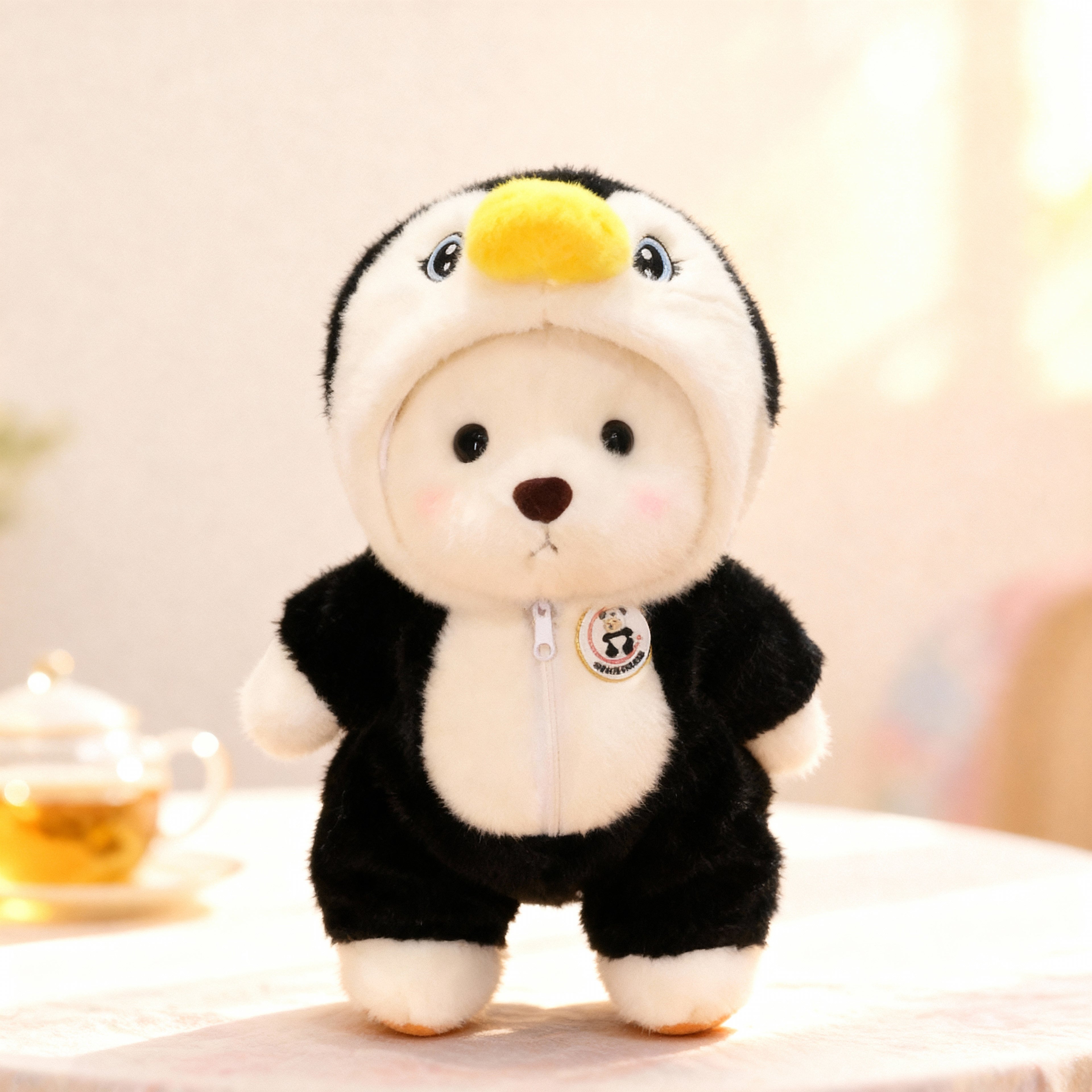 Ručne robený plyšový medvedík - Tučniačik