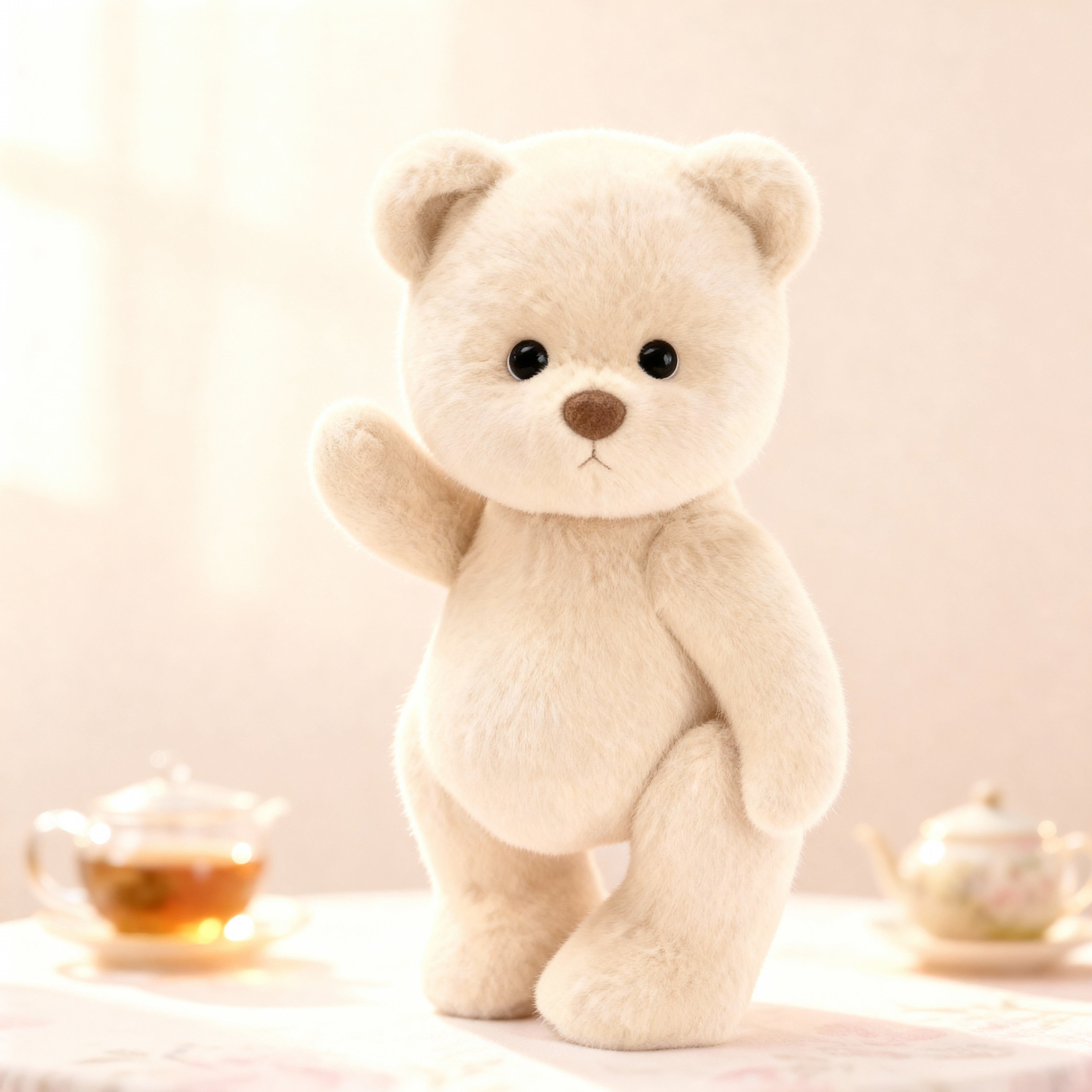 Ručne robený plyšový medvedík - Hnedý